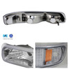 For 99-02 Silverado 1500/1500HD/2500/2500HD/3500 Headlights+ LED Clear Tail Lamp