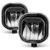 Fit 2011-2016 Ford F250 F350 F450 Super Duty Truck LED Black Fog Lights Pair
