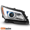 Fit [Halogen Type] 2014-16 Buick LaCrosse Passenger Side LED Projector Headlight