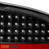 Fits 05-08 Charger Black Headlights Replacement + Black LED Tail Lights Pair