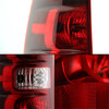 Fit 07-14 Chevy Tahoe Suburban 1500/2500Black Headlights+Red Tail Lights Lamps