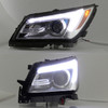 Fit [Halogen Type] 14-16 Buick LaCrosse Driver Left Side LED Projector Headlight