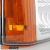 Fits 03-06 Silverado 03-06 Avlanche Crystal Headlights +Bumper Signal+Fog Light