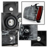 Fit Smoked 07-14 Chevy Suburban Tahoe Headlights Lamps+BLK Smoke LED Tail Combo