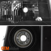 Fit Black 2004-2012 Chevy Colorado GMC Canyon Pickup Headlights Replacement