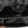 Fit 2007-2013 Chevy Avalanche Suburban Tahoe Black Smoked Headlights L+R Pair