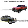 Black Fits 03-06 Silverado Avlanche Pickup Headlights+Bumer Lights w/Side Amber