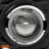 Fits 2014-2016 Scion tC LED Halo Projector Bumper Fog Lights Set w/ Switch+Bulb