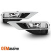 Fit 2015-16 Honda CRV CR-V Chrome Clear Bumper Fog Lights w/Switch+Wiring+Bulbs