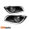 Fits 09-10 Toyota Yaris 2/3Dr Clear Bumper Fog Lights W/Switch+Bulbs Left+Right