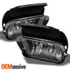 Fits 2003-2006 Silverado 1500 2500 3500 Smoked Fog Lights Lamps w/Bulbs+Bracket