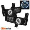 Fits 97-98 F150 Expedition Navigator Halo Projector Fog Lights Lamps Left+Right