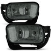 Fits 09-12 Ram 1500/ 10-18 2500 3500 Smoked Bumper Fog Lights w/Bracket Bulbs