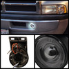 Fits Smoked 94-01 Dodge Ram 1500 2500 3500 Halo Projector Fog Lights Left+Right