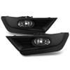 Fit Black 2017-2019 Honda CRV CR-V Clear Bumper Fog Lights w/Switch+Wiring+Bulbs