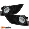 Fits 11-14 Charger Se R/T SXT Halo Projector Clear Fog Lights Lamps Left+Right