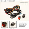 Fits 11-14 Charger Se R/T SXT Halo Projector Clear Fog Lights Lamps Left+Right