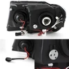 Fits Smoked 99-04 Grand Cherokee Halo Projector LED Headlights +Halo Fog Lamps