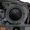 Fits Smoked 99-04 Grand Cherokee Halo Projector LED Headlights +Halo Fog Lamps