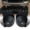 Fit 2003-2006 Sierra 1500 2500 3500 HD Pickup Smoked Fog Lights w/Switch+Bulbs