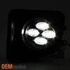Fits [Brightest] 14-21 Toyota Tundra 4 LED Bumper Fog Lights lampw/Switch+Bezel