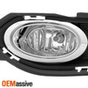 Fits 16-18 Honda HR-V Vezel Glass Bumper Fog Lights w/Switch+Bulbs+Wiring+Bezel
