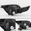 Fits 2013-2015 Altima Sedan Bumper Fog Lights Lamp +Switch Replacment Left+Right