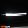 For 2014-2021 Toyota Tundra DRL LED Daytime Bumper Black Fog Running Lights Pair