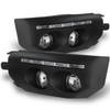Fits Black 07-14 Fj Cruiser Offroad DRL Daylight LED Fog Lights W/Switch+Bulbs