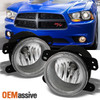 Fits 05-09 Charger Nitro Caravan Caliber 07-08 Compass Partiot Clear Fog Lights