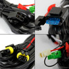 Fits 12-13 Mazda 3 Sedan 4/5 Doors Yellow Fog Lights w/Switch + Bulbs + Bezel