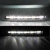Fits Silver 07-13 Tundra Lower Panel DRL Daytime LED Lights+Clear Fog Lights