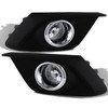 Fit 2014-2016 Mazda 3 Mazda3 4/5Dr Bumper Fog Lights W/Switch+Bulbs Replacement