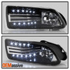 LED Strip Design!! For 05-10 TC Fog Lights lamps w/LED +Switch+Bulbs LH+RH