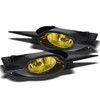 Fits 09-11 Civic 2Dr Coupe JDM Yellow Bumper Driving Fog Lights w/Bulbs + Switch