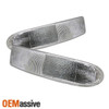Fits 00-02 Eclipse Chrome Clear Bumper Signal Parking Lights Lamps Left+Right