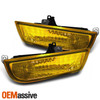 Fit 97-01 Honda Prelude Bumper Driving Yellow Fog Lights w/Bulbs+ Switch+ Bezel