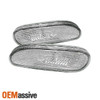Fits 95-99 Eclipse Chrome Clear Bumper Signal Parking Lights Lamps Left+Right