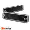 Fits 88-89 Civic/Crx 4Dr JDM Black Bumper Signal Parking Lights Pair Left+Right