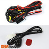 Fit 2011 2012 2013 2014 Cruze Bumper Fog Lights w/Bulbs+Switch+Chrome Trim Bezel