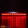 Fit 99-04 Ford Mustang Sport Coupe Chrome Clear Rear Full LED 3rd Brake Lamps