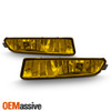 Fits 2002-2003 Acura TL TYPE-S Replacement Bumper Yellow Fog Lights Lamp W/Bulbs