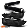 Fit 97-02 Prelude Smoked Fog Lights +Black Bumper Signal Lamps 4Pcss L+R