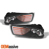 Fit 08-10 Scion tC Black Dual Halo Projector LED Headlight+Amber Strip Fog Light