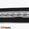 Fits 2000-2005 Chevy Impala Chrome Clear Rear Full LED 3rd Third Brake Lights