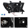 Fit Tundra Sequoia Smoke Dual Halo Projector LED Headlight+Bumper Smoke Fog lamp