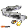 Fits 94-95 Accord Euro Clear Bumper Signal Parking Lights+1157 Silver Bulb Set