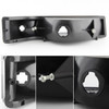 Fits 92-96 F150/F250/F350/Bronco Pickup Amber Black Bumper Signal Parking Lights