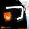 Fits 2014-2021 Toyota Tundra Black LED Tube Projector Headlight & LED Taillights