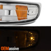Fits *Clear* 99-02 Silverado 00-06 Tahoe Suburban Amber LED Bumper Signal Lights